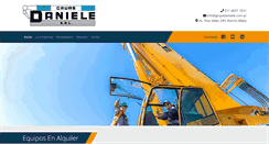 Desktop Screenshot of gruasdaniele.com.ar