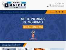 Tablet Screenshot of gruasdaniele.com.ar
